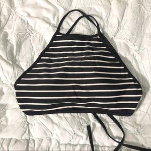 Aerie Stirped Bikini Top Small